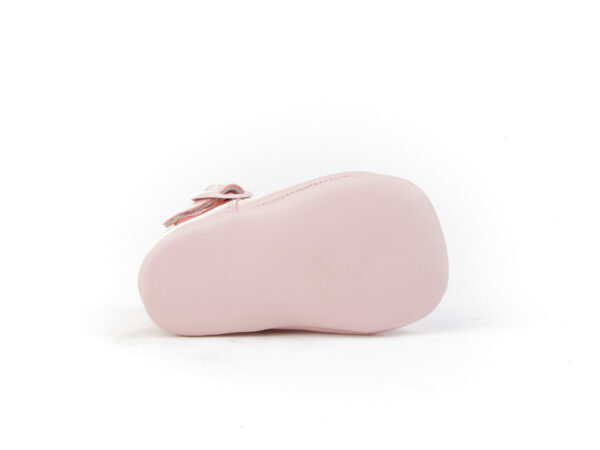 Merceditas rosa caramelo bebé CALZADO RESPETUOSO