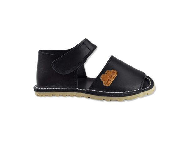 Menorquina azul marino talón cerrado velcro CALZADO RESPETUOSO
