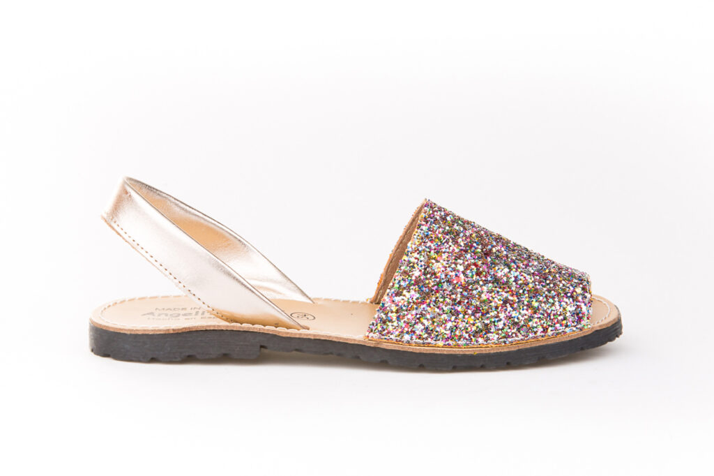 Menorquina glitter multicolor