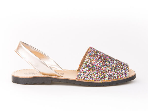 Menorquina glitter multicolor
